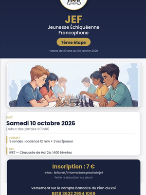 JEF de Nivelles 10/10/26