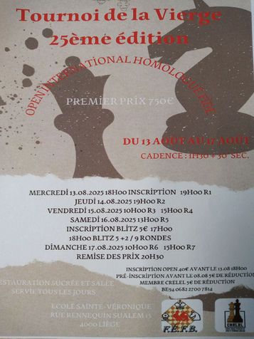 Tournoi de la Vierge 2025
