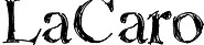 logo - LaCaro - enduits, sculptures - design mural "au naturel" - terre, plâtre, chaux