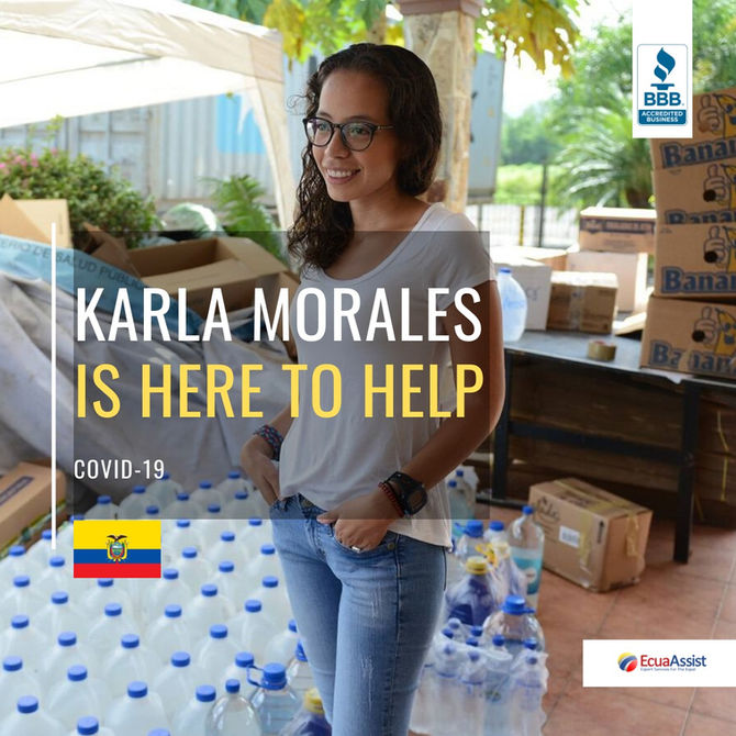 KARLA MORALES DELIVERS BASIC NEED PRODUCTS TO DOCTORS