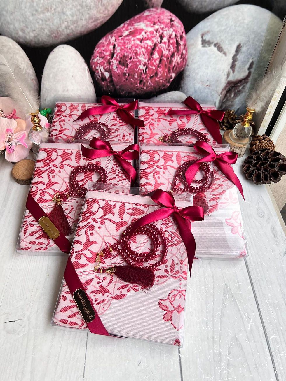 Küçük resim: Anne Günü Hediyesi Dini Hediyelik Seccade Tespih İslami Hediyelik - Lacivert