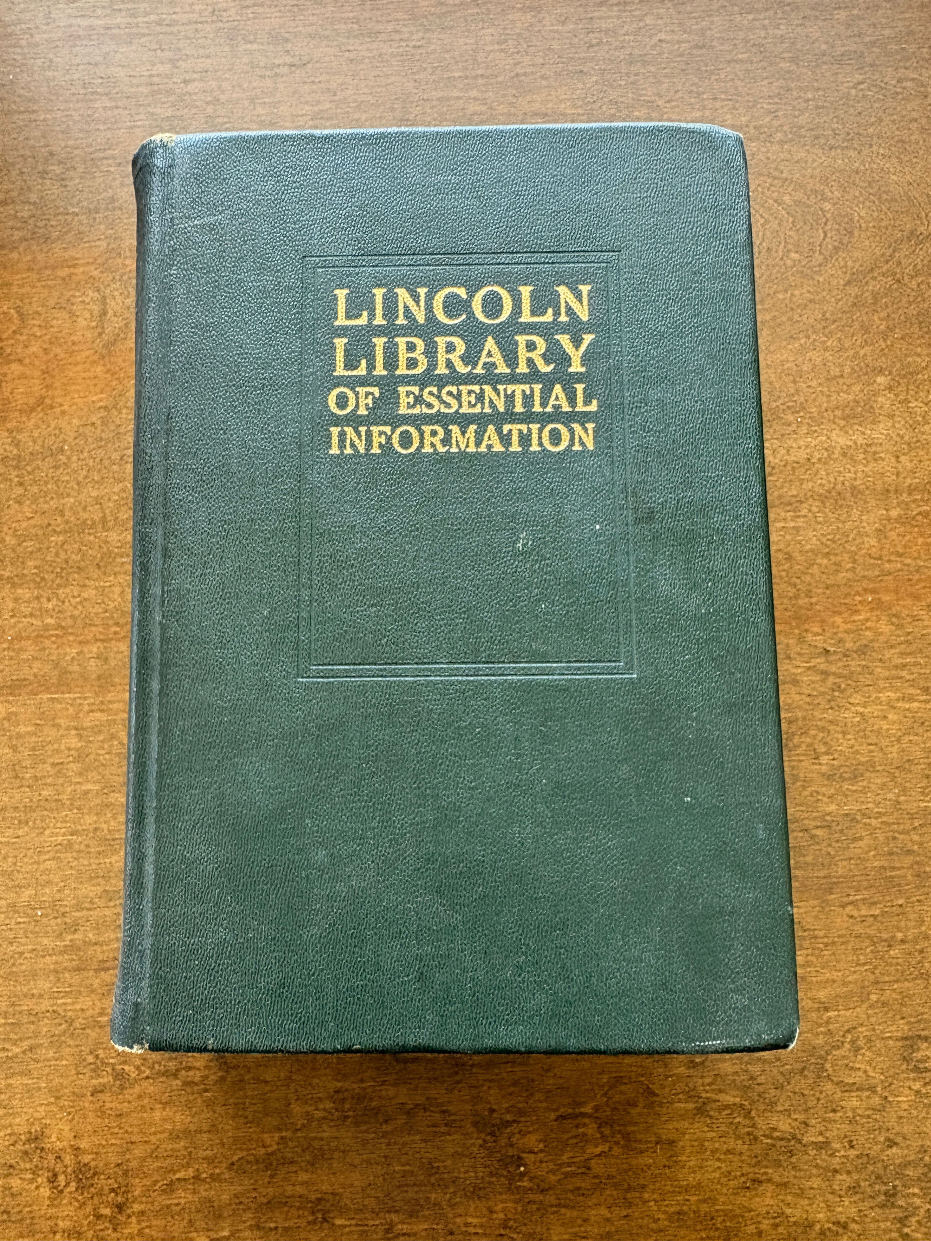 Lincoln Library of Essential Information