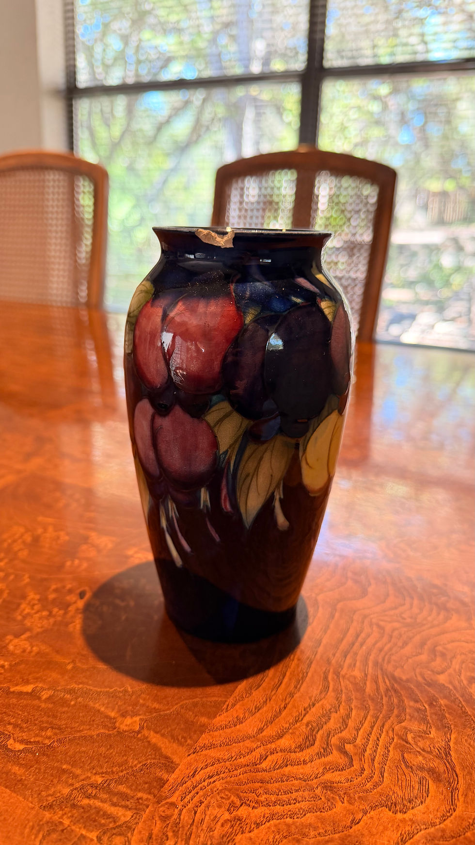 Thumbnail: Moorcroft Wysteria & Plum Vase