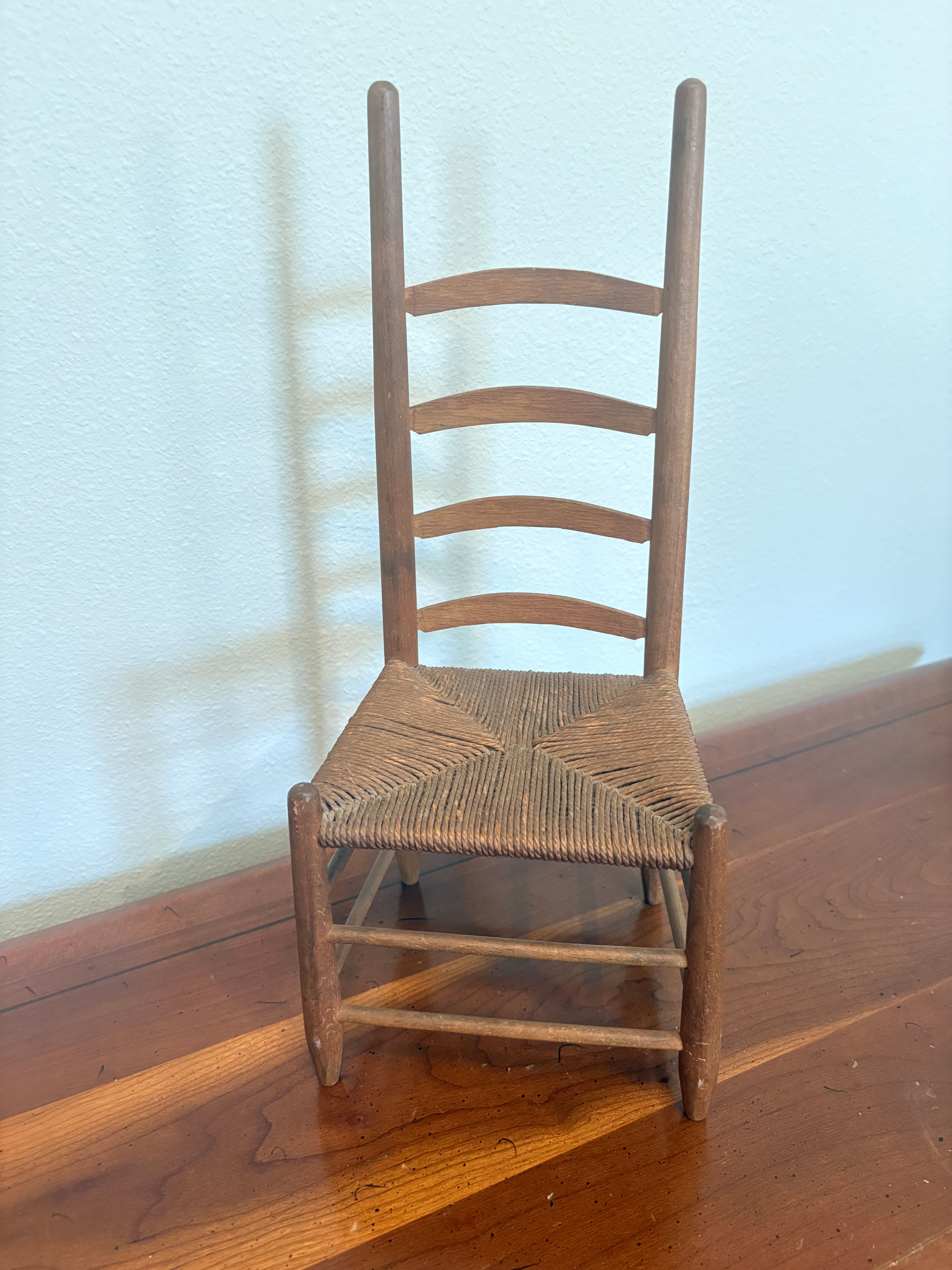 Vintage Ladder Back Doll Chair