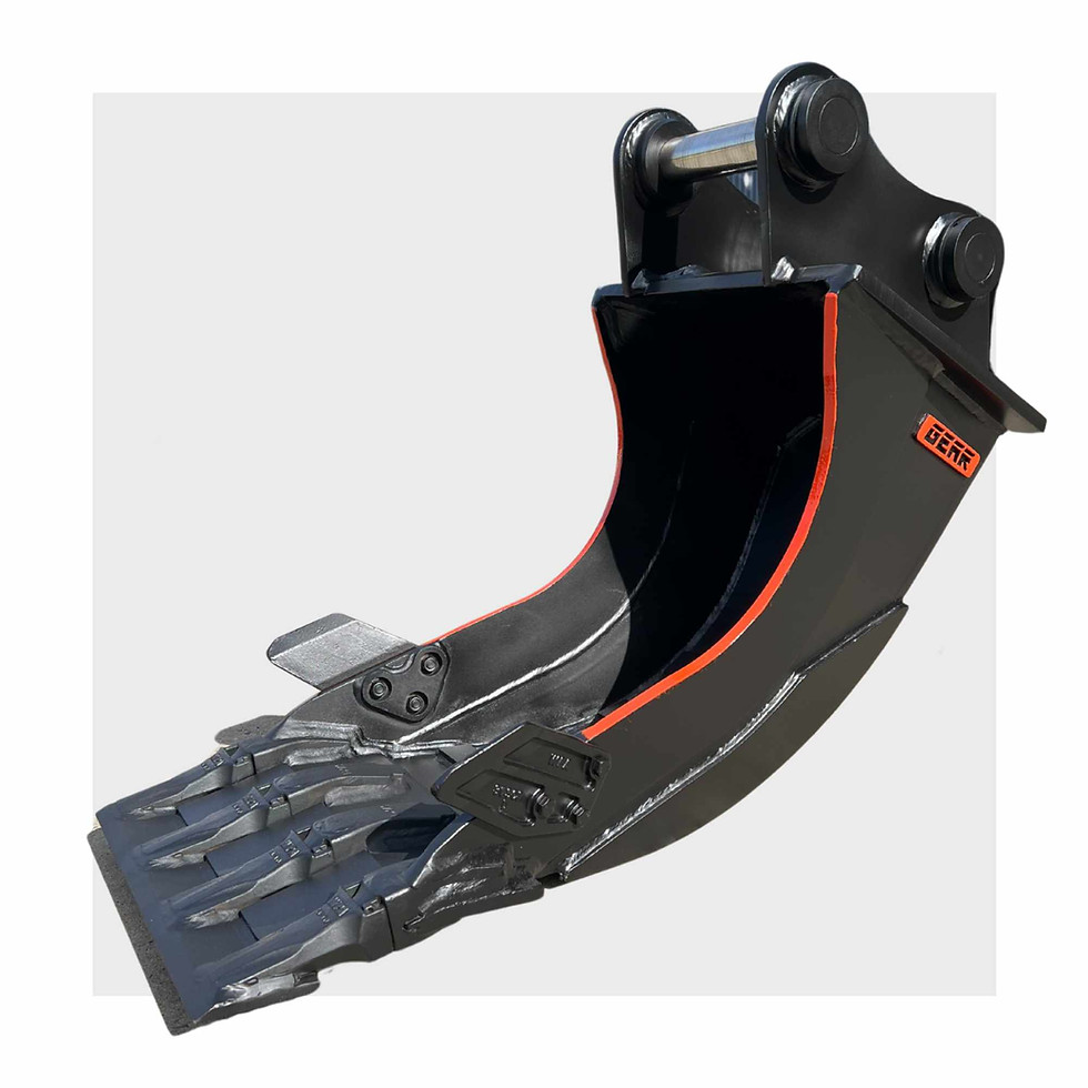 Thumbnail: Trenching Bucket 6-9T - 200mm Wide - Gear Attachments