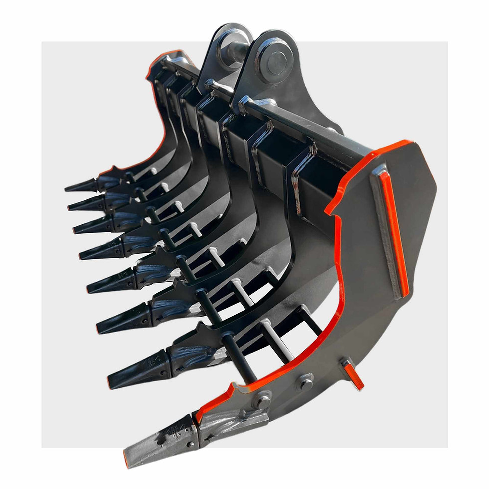 Multi-Purpose Rake Excavators 12-14T - Gear Attachments