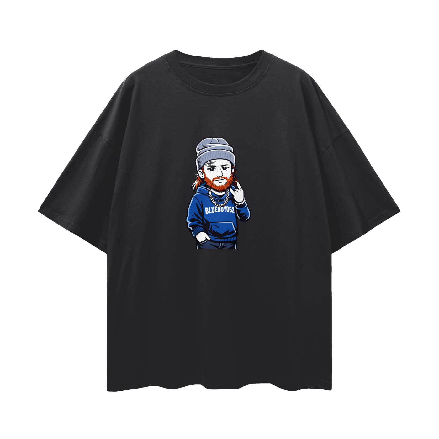 "BlueBoy062 Cartoon" Oversize Tee