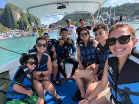 Photo of our guest enjoying their island tour