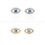 Thumbnail: Eye shaped earring studs