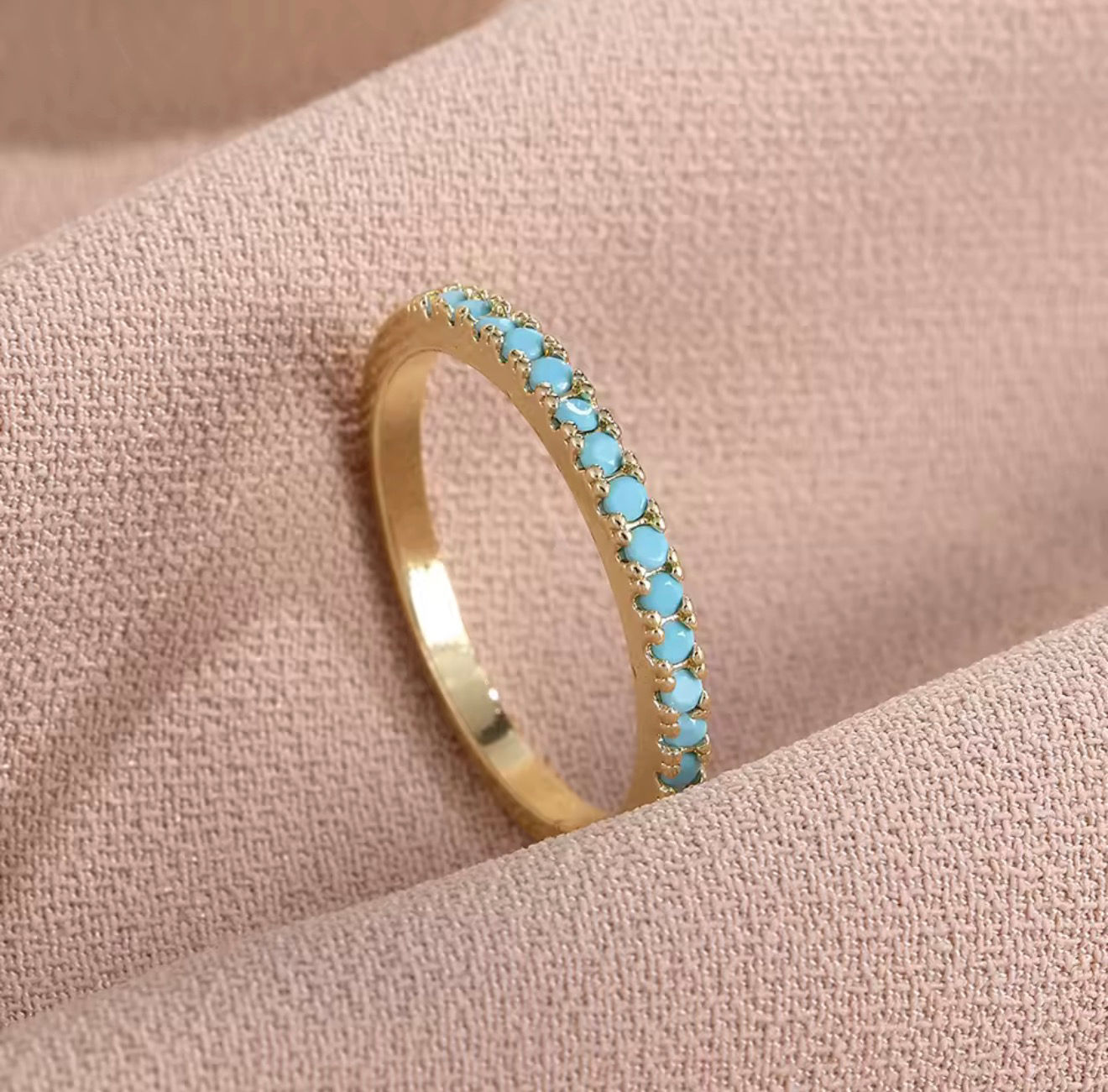 Turquoise Band Ring