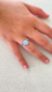 Circle mosaic ring