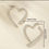 Thumbnail: Love heart crossover earrings