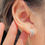 Thumbnail: Double Row Hoop Earrings