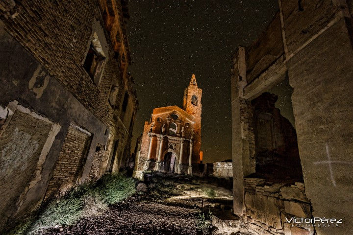 Llegando a la iglesia