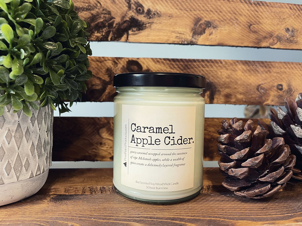 Thumbnail: Caramel Apple Cider - Wood Wick Candle