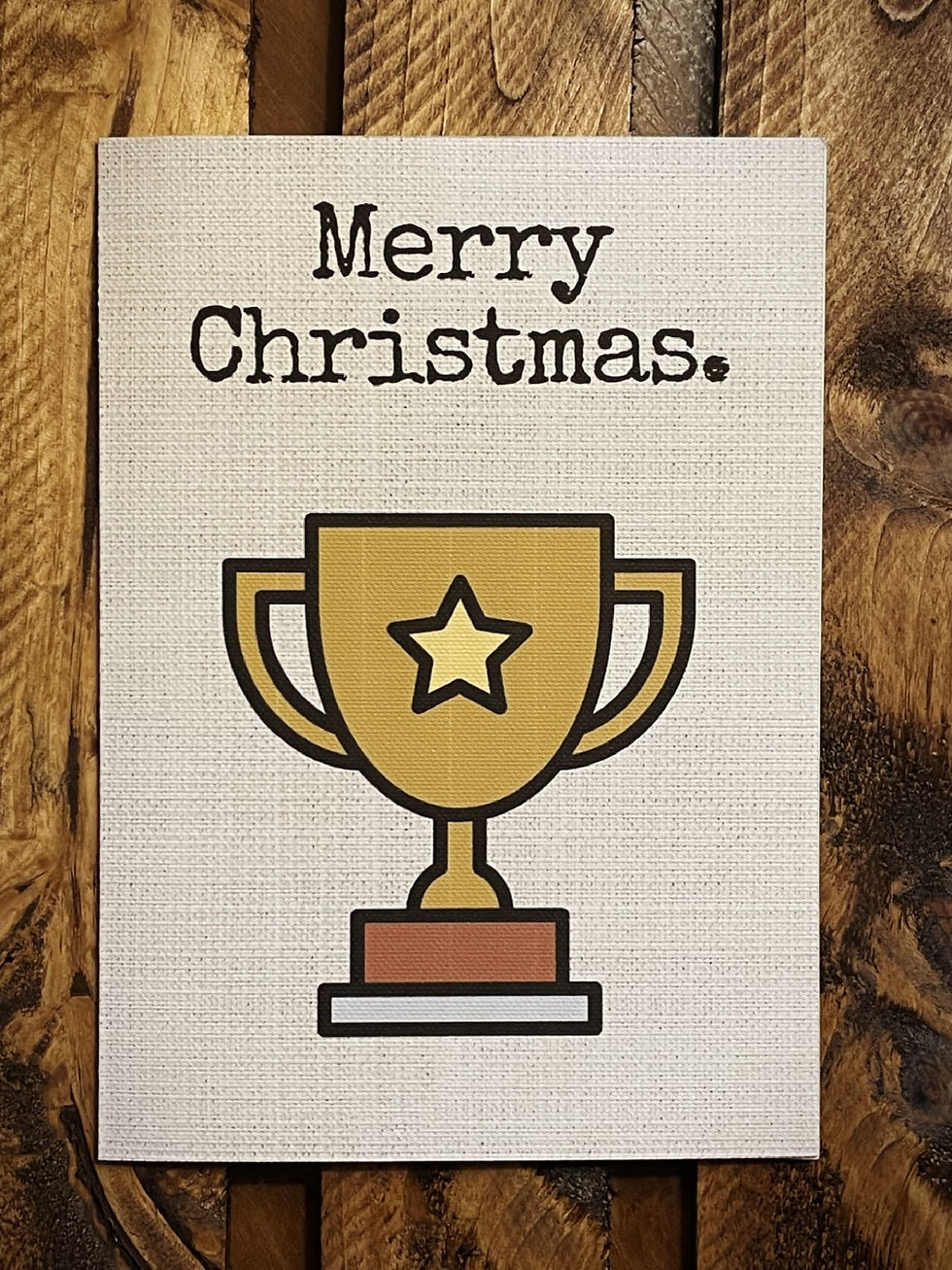 Thumbnail: "My Champion" Merry Christmas Card