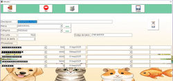 Alta de articulos pet shop