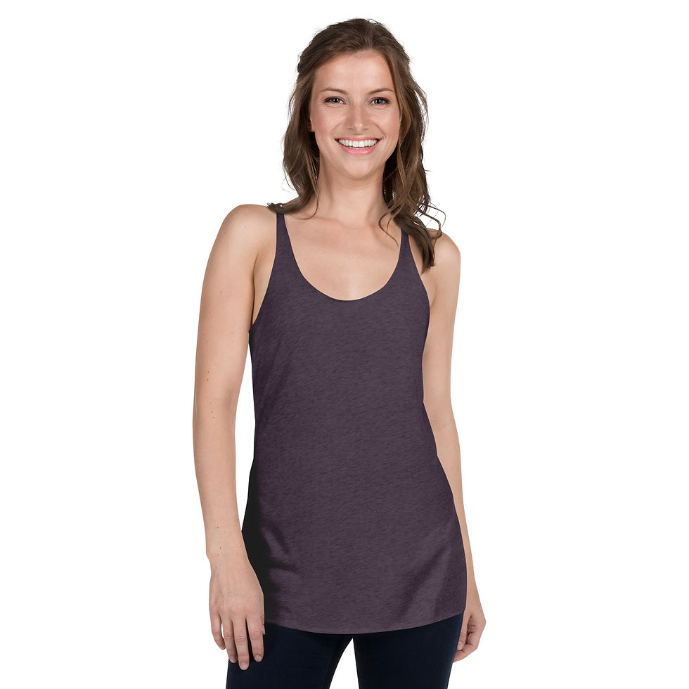 Thumbnail: Front Purple Women's Racerback Tank
