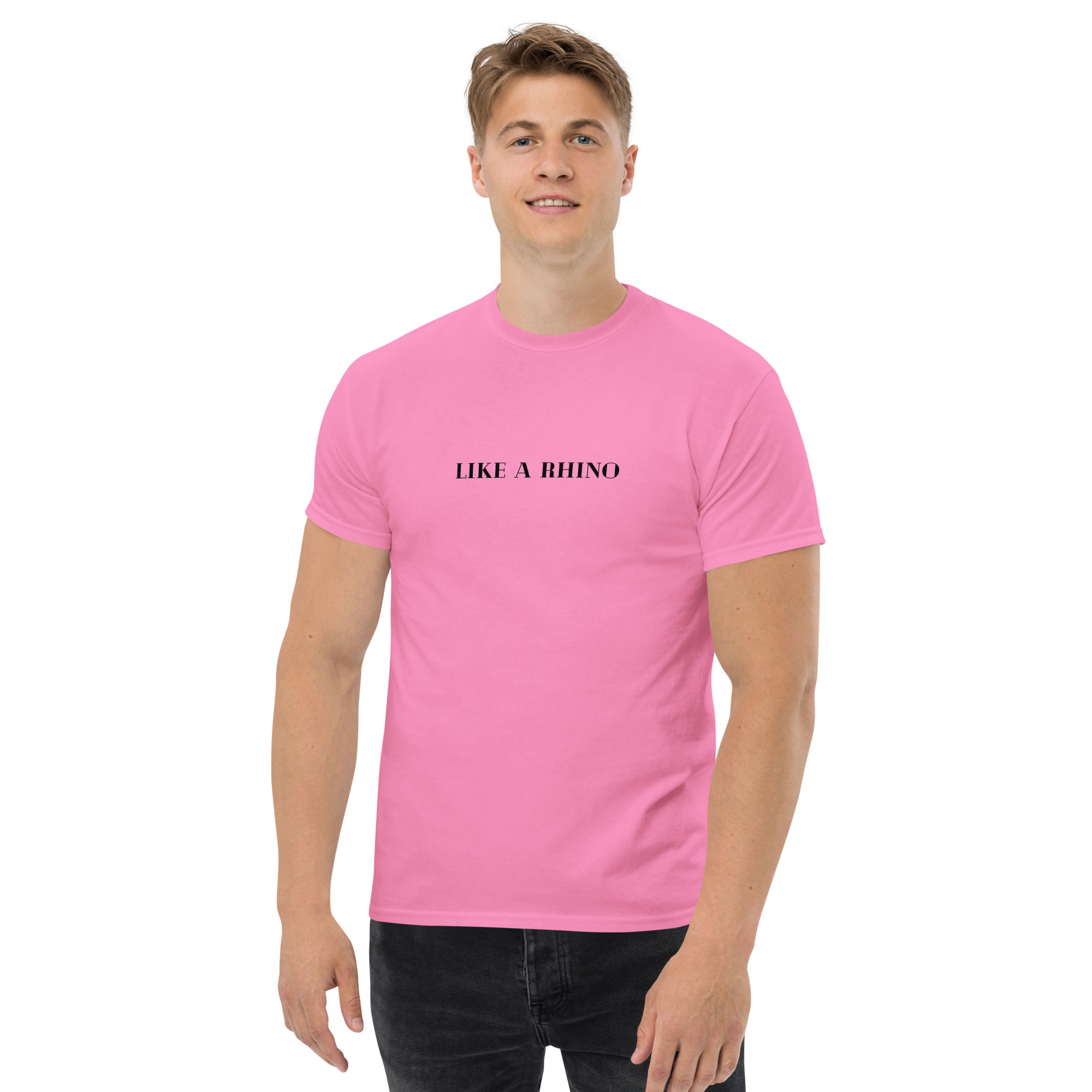Simple Unisex classic tee front - Pink