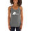 Thumbnail: Light Grey Women's Racerback Tank Front Logo