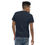 Thumbnail: Simple Unisex classic tee back side - Dark Blue