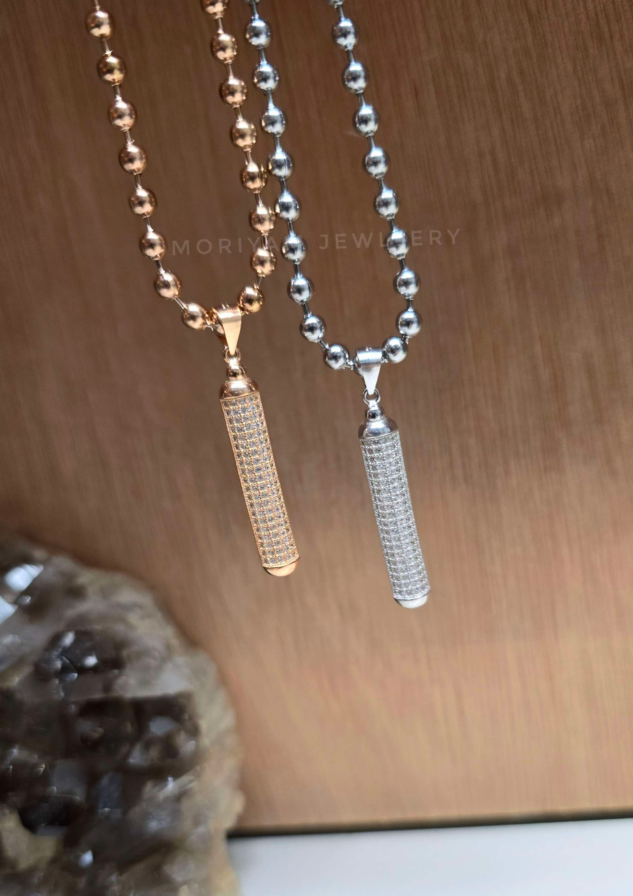 שרשרת מזוזה שיבוץ מלא New