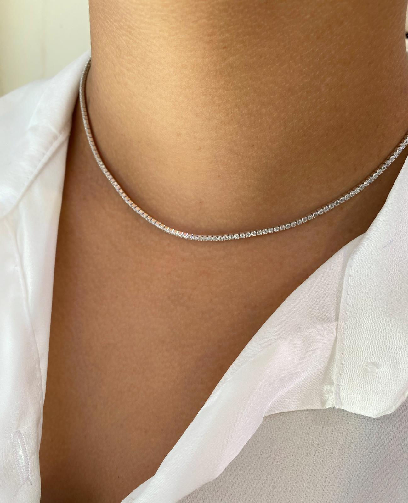 שרשרת צ'וקר טניס