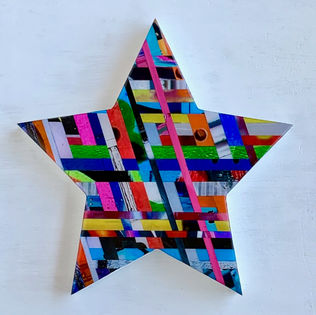 photography, photography collage, collage, graffiti, fine art, mixed media, star