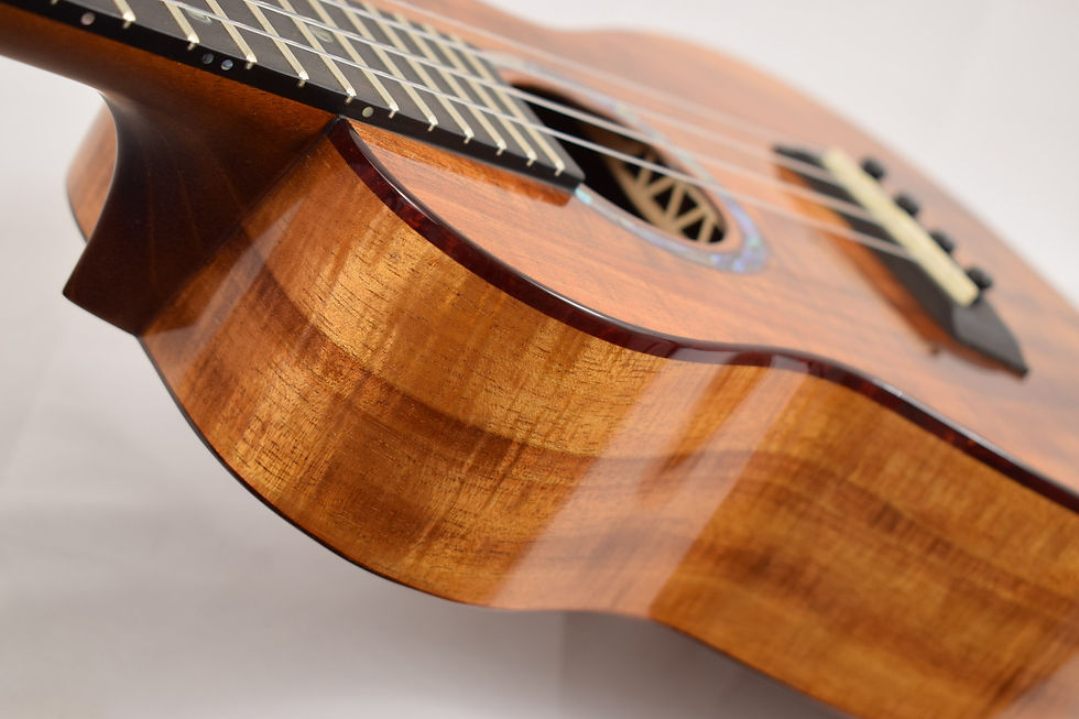 Thumbnail: Kanile'a KPA-C-PREM : Premium Curly Hawaiian Koa Concert Ukulele