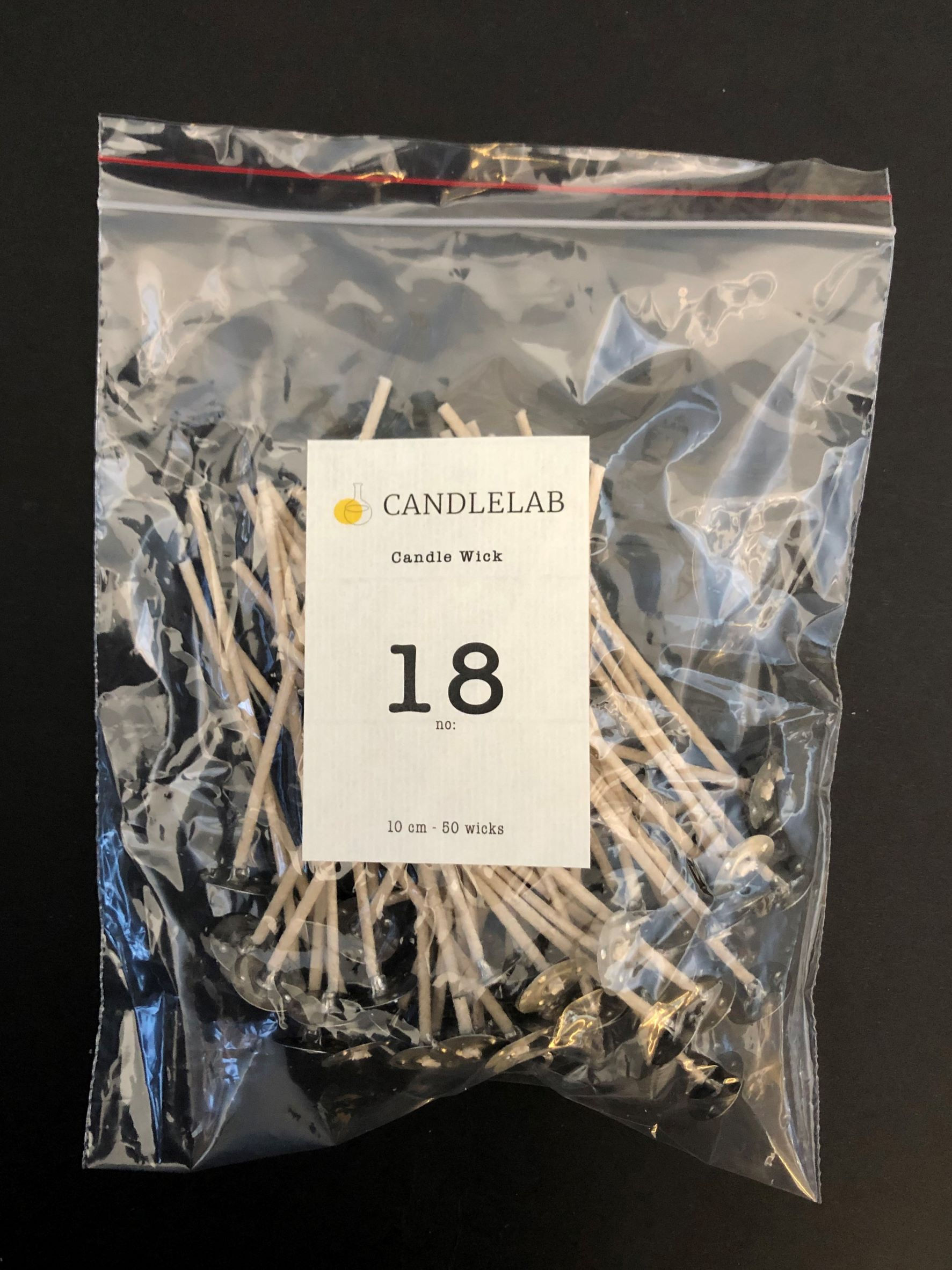 Candle Wick No 18 - 50 pieces