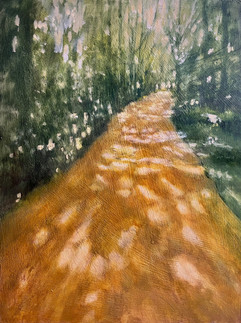 'The lane less travelled', oil on panel, £380, Josie Gould.jpeg