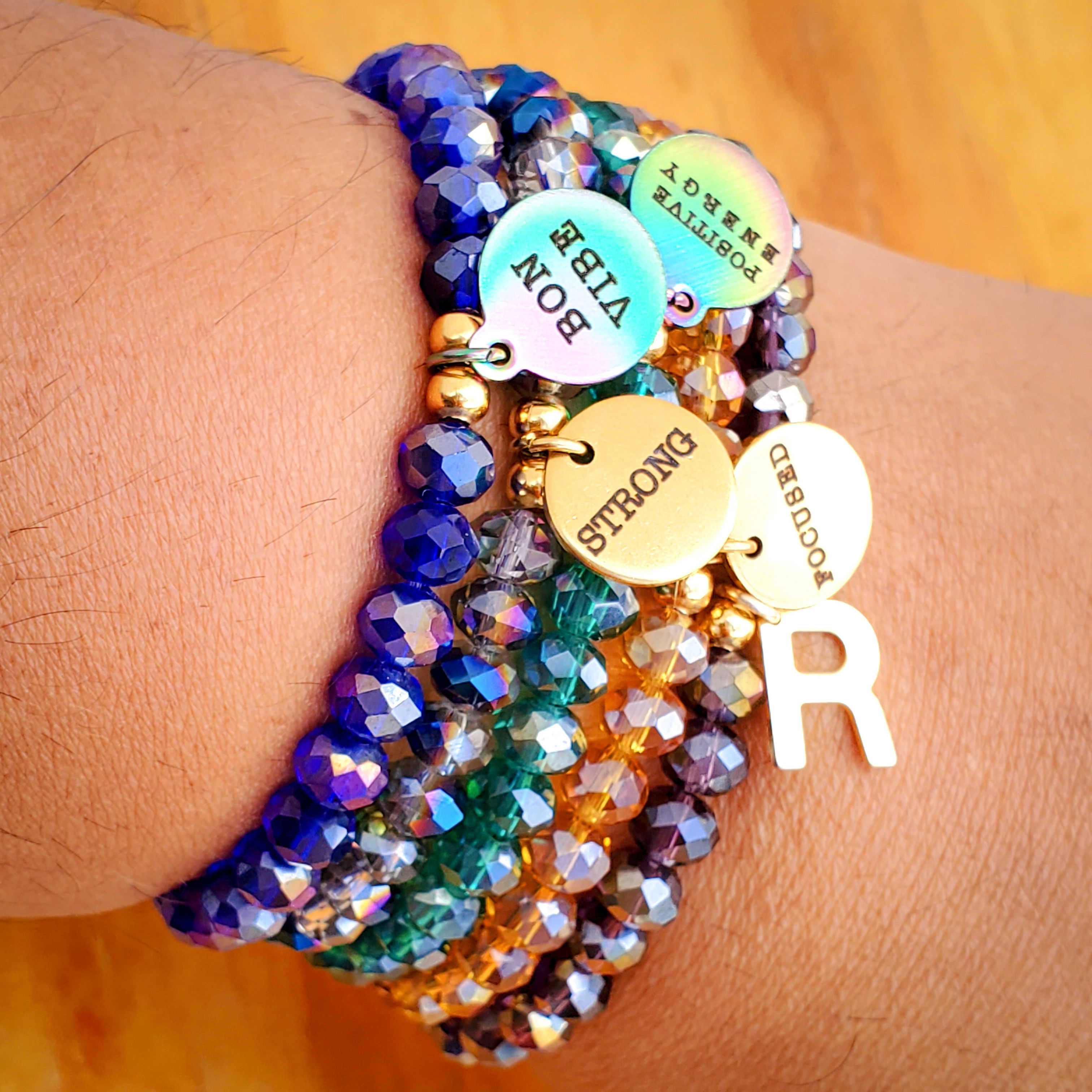  🌟 Sparkly Crystal Beaded Bracelets 🌟