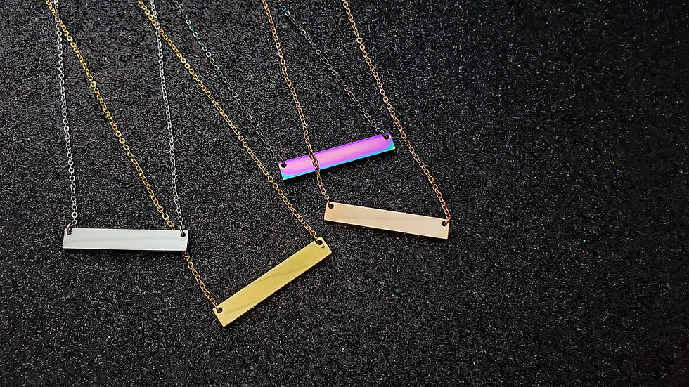 Thumbnail: Name Bar Necklace