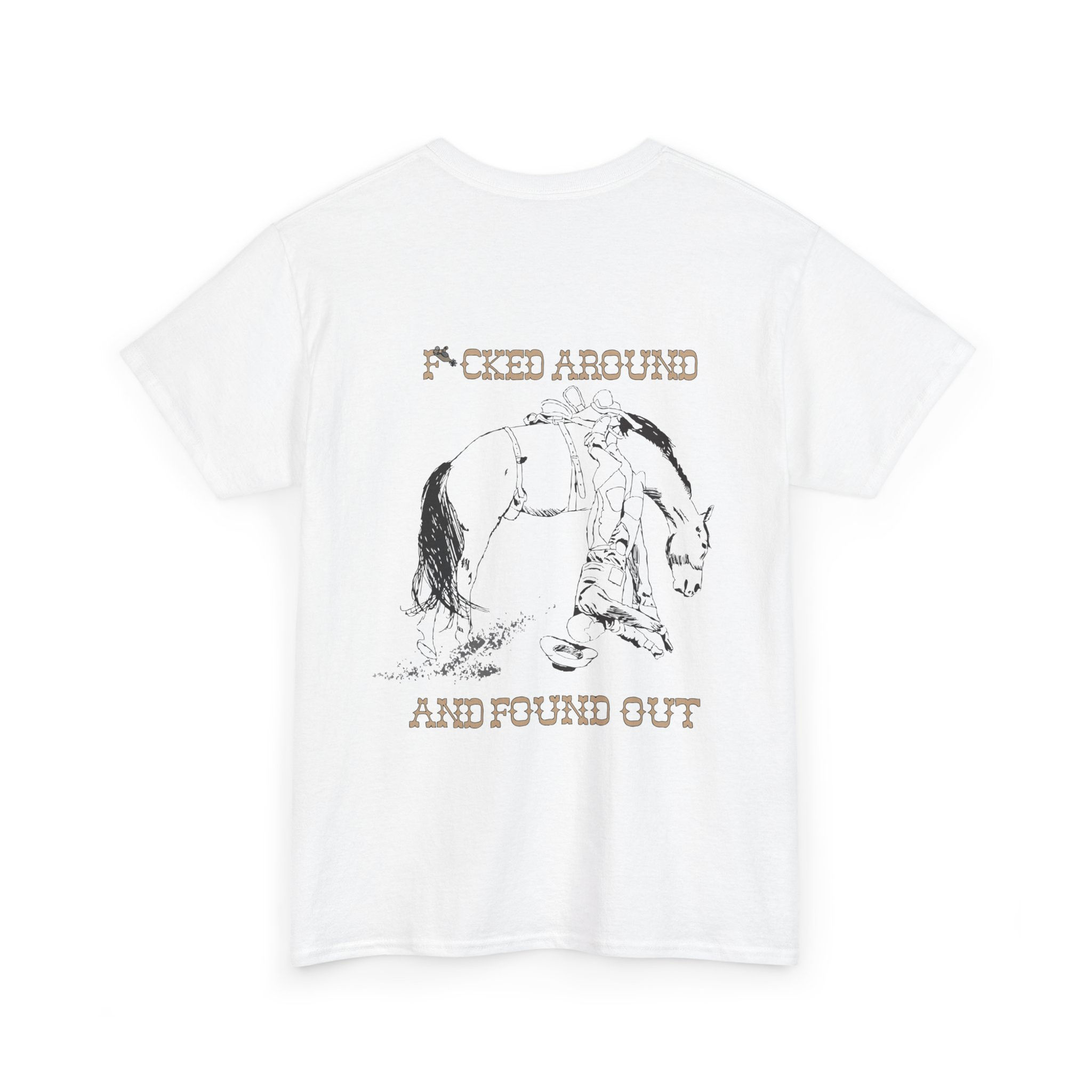 Reckless Rodeo Brown - Women's Heavy Cotton Tee