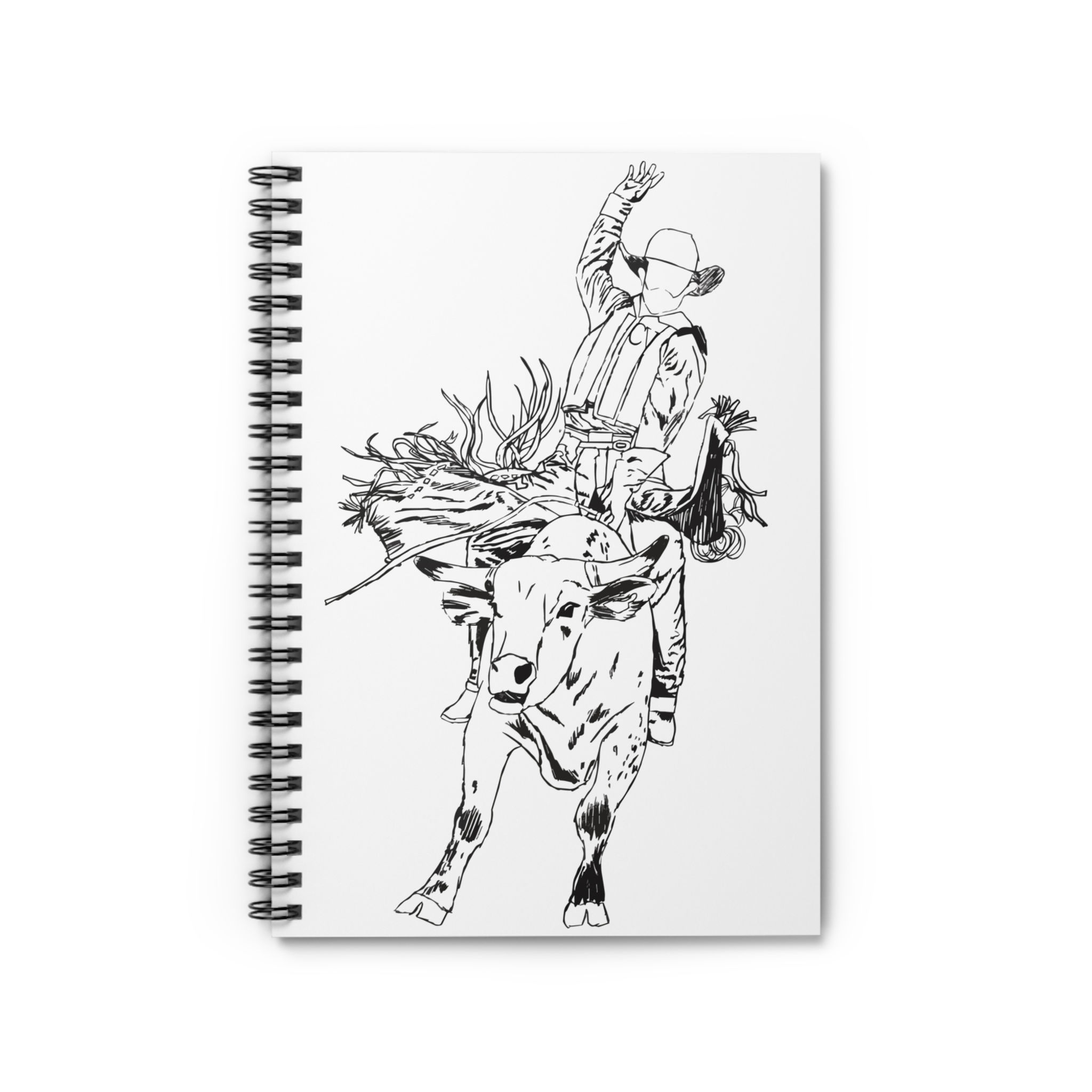 Eight Second Challenge - White Spiral Notebook - Ruled Line