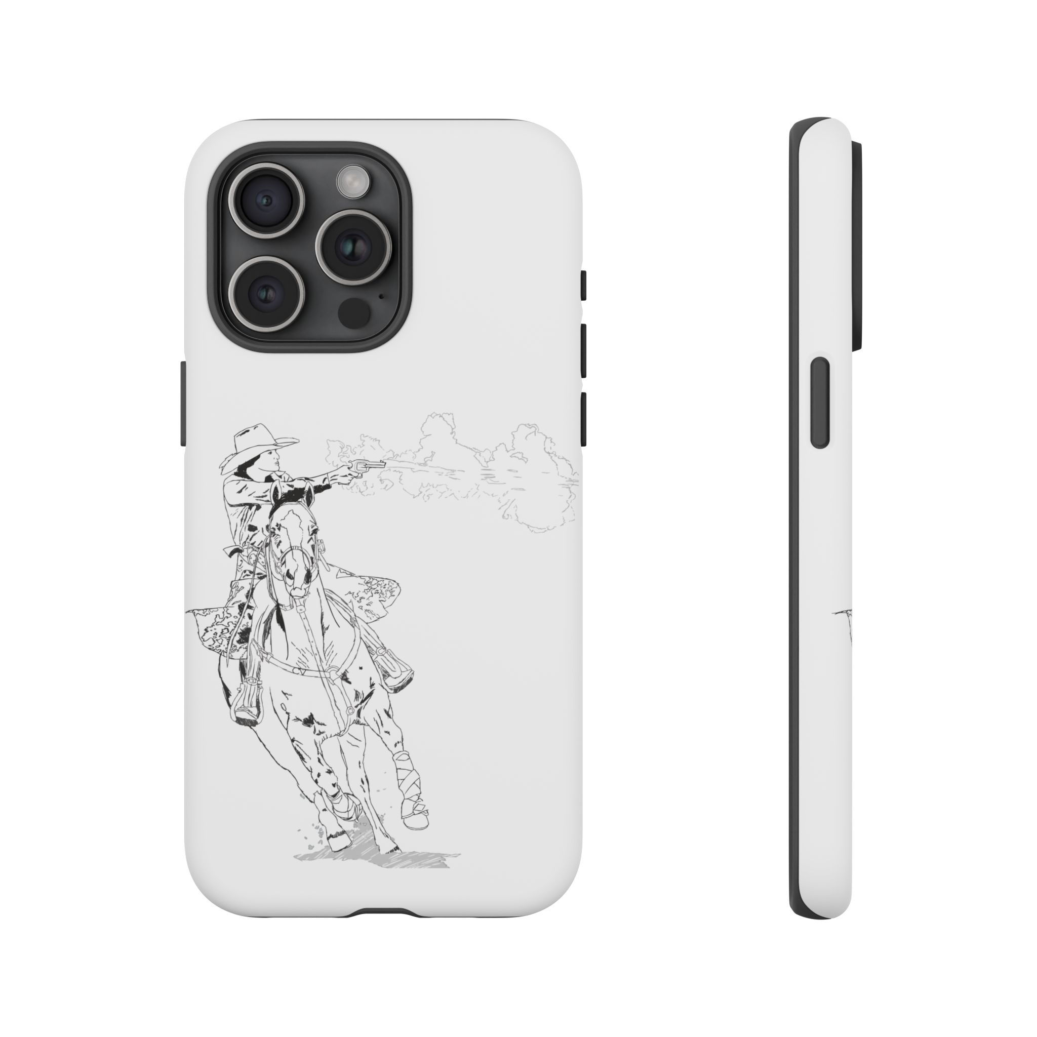 Frontier Marksmen - White iPhone Phone Case