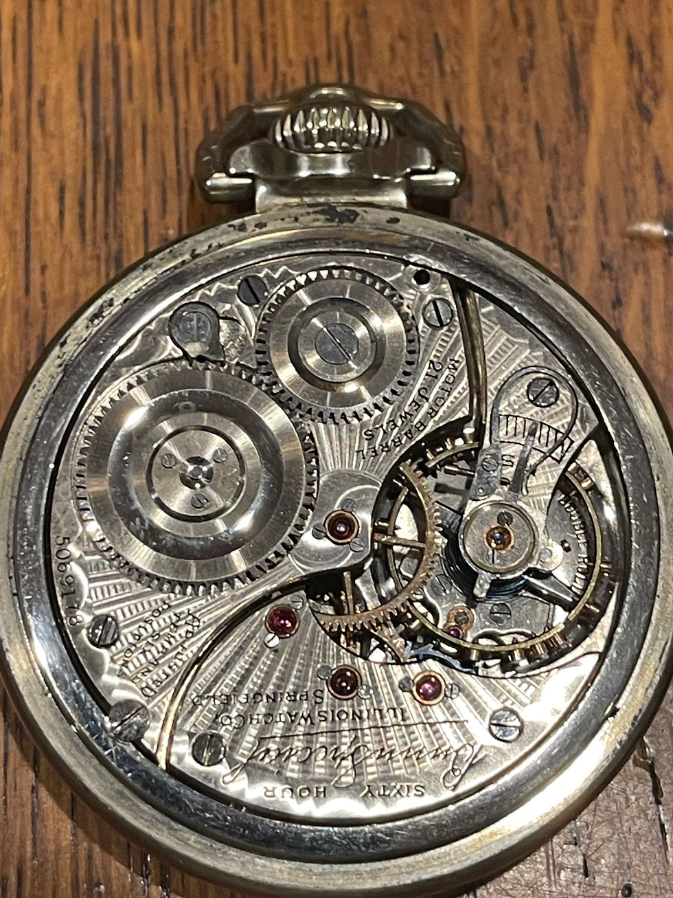 Thumbnail: 1928 Illinois Bunn Special 14 karat Gold filled pocket watch