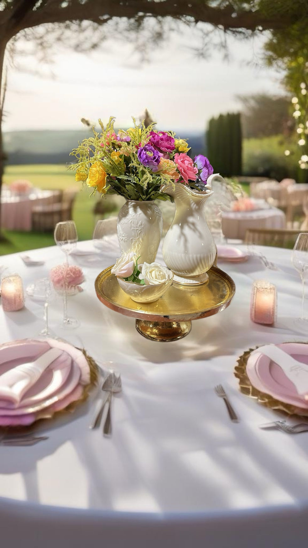 Thumbnail: Unique Custom Wedding Centerpiece 