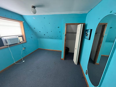 Upstairs bedroom or bonus room in the house for sale near Hodgenville, Kentucky.