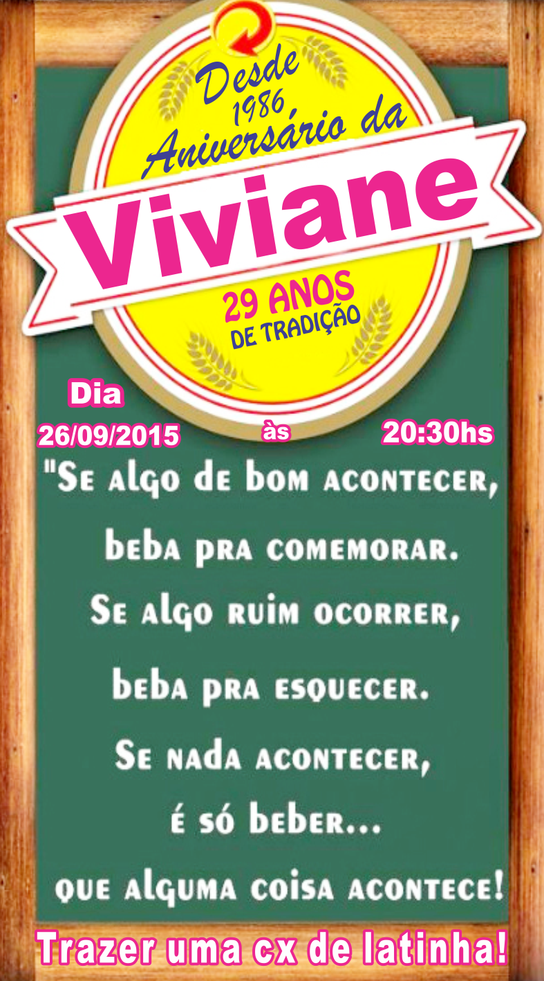 CONVITE VIVIANE