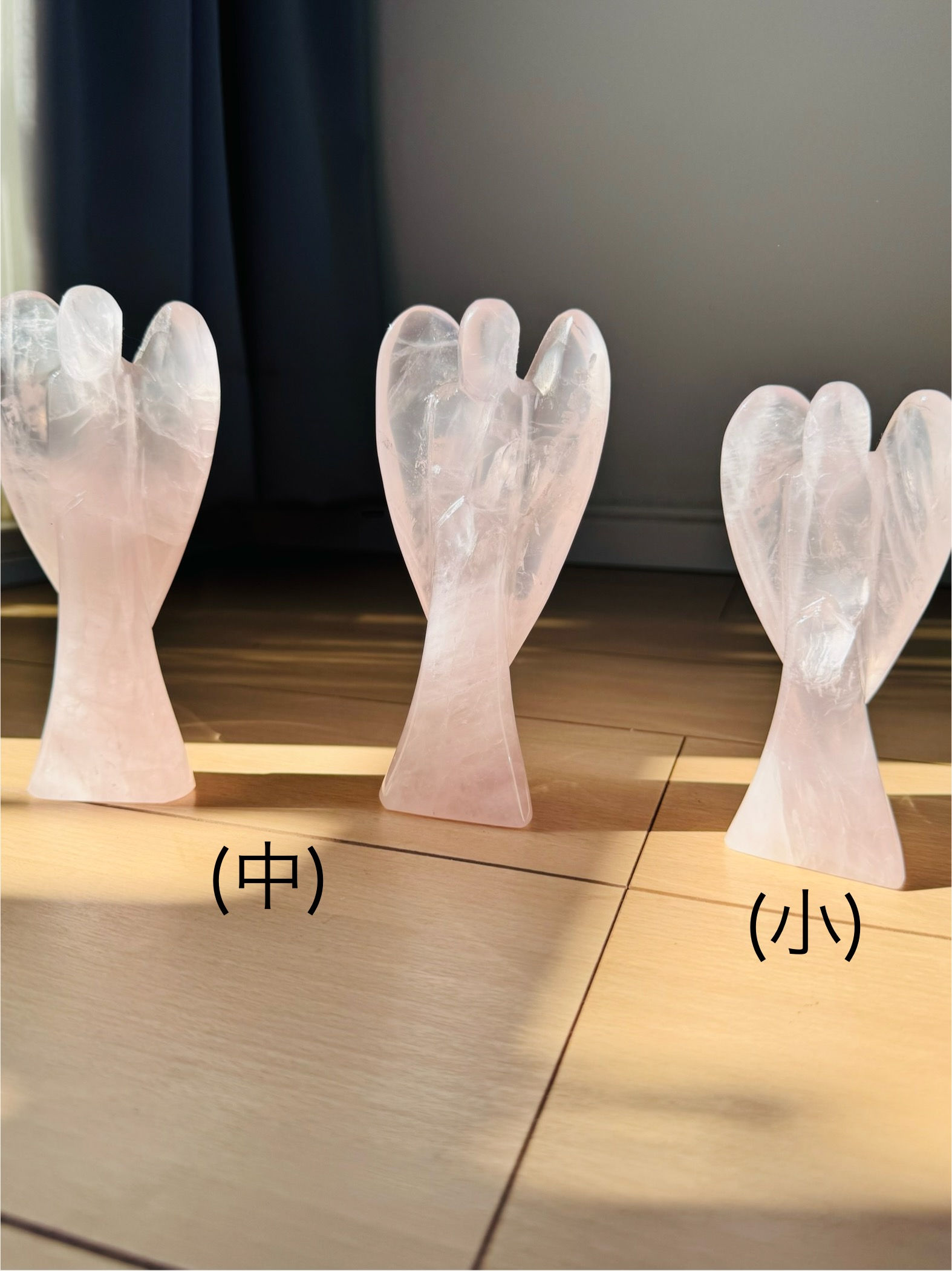 ローズクォーツ エンジェル(中)