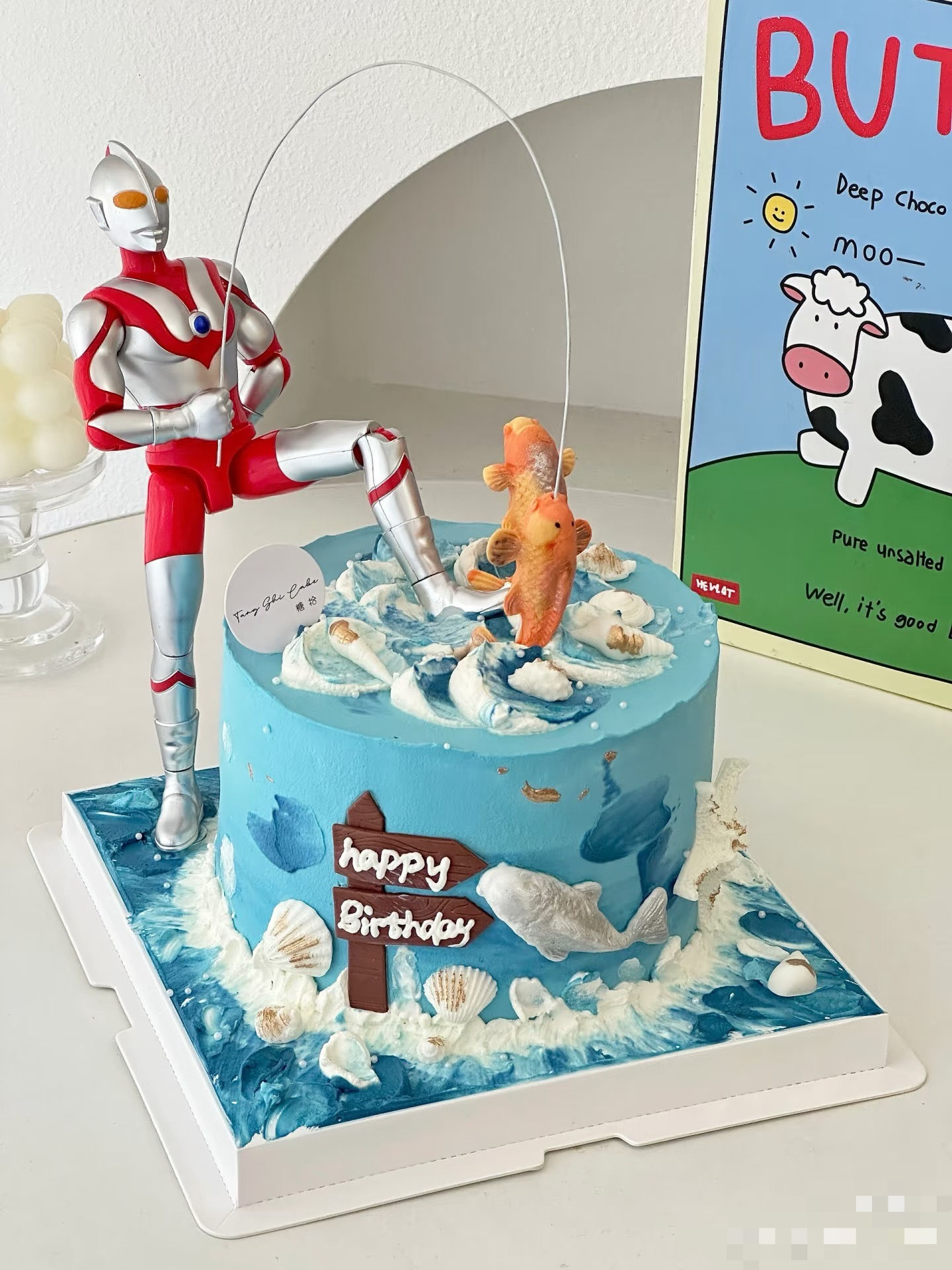Fishing Men Birthday Cake 