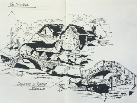 Sketching in Valmaggia - 22,23,24 luglio