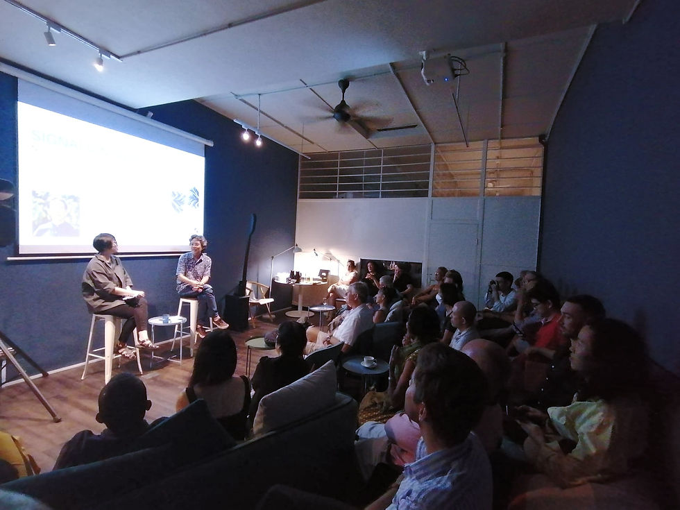 Full house at the launch of Signals in the Noise at Gerakbudaya Penang / Hikayat Bookshop!
