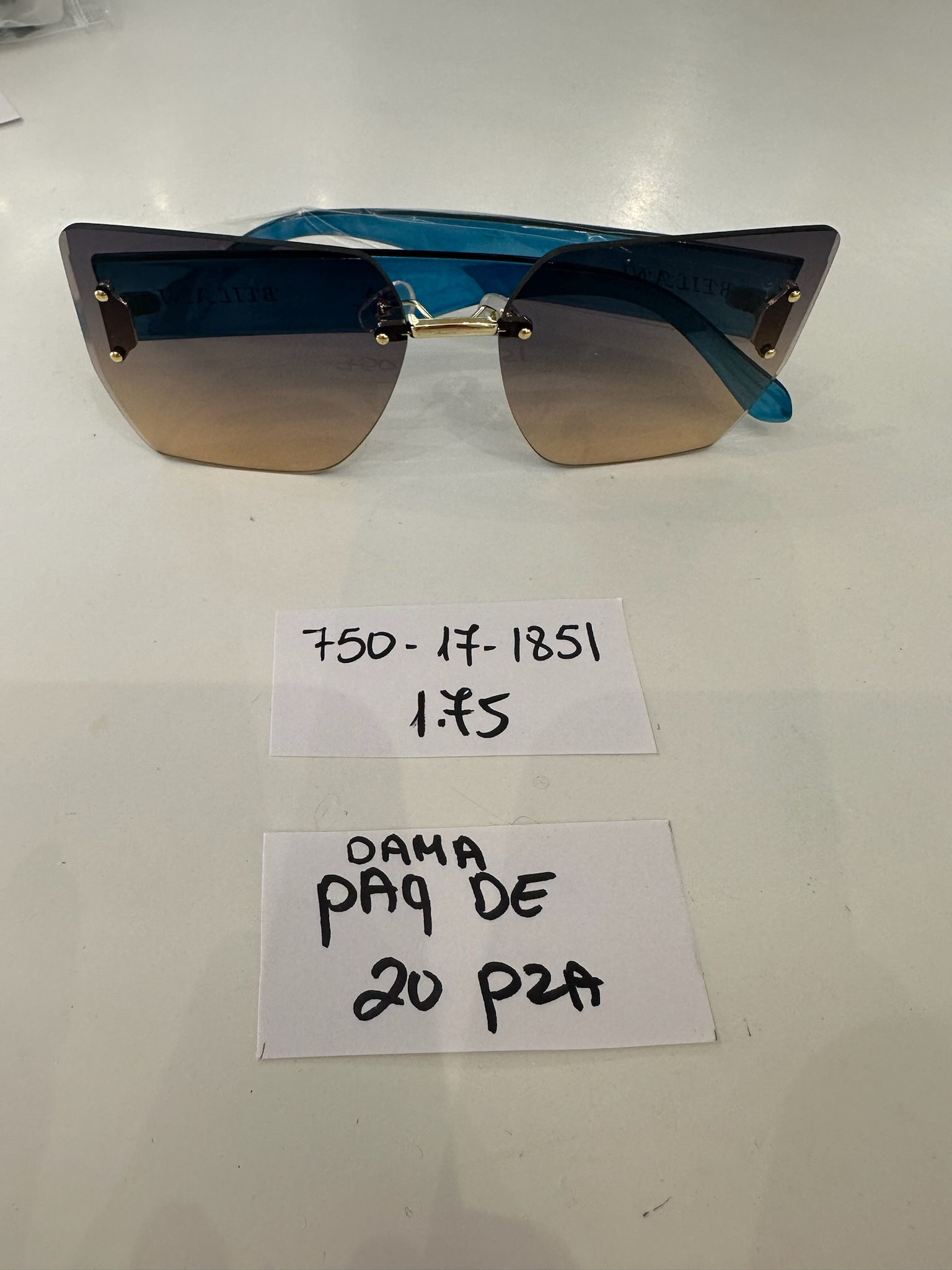 Lentes de Sol - Patas Azules
