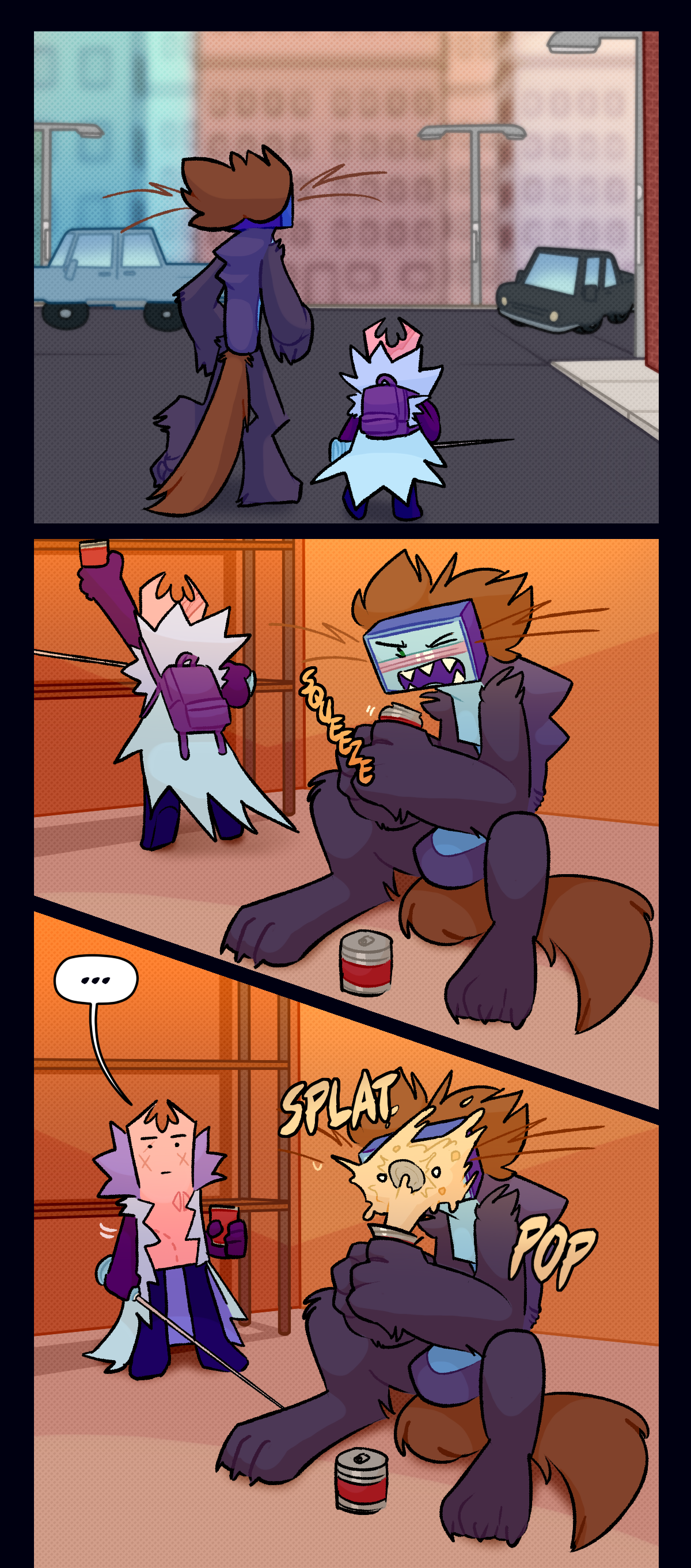 Objectified object show web comic, episode 25, AWOL, Gum, Razor, Sharps, Candy