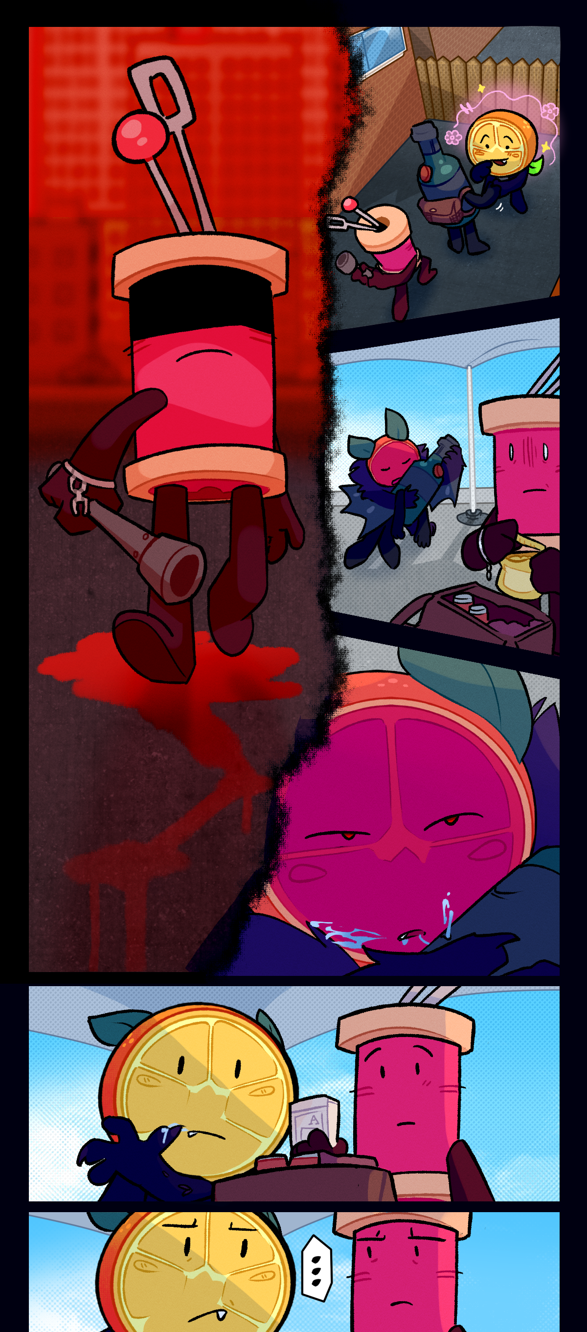 Objectified object show web comic, episode 20, Feed, Spool, Citrus