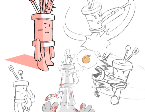 Objectified, object show comic, Spool, concept art