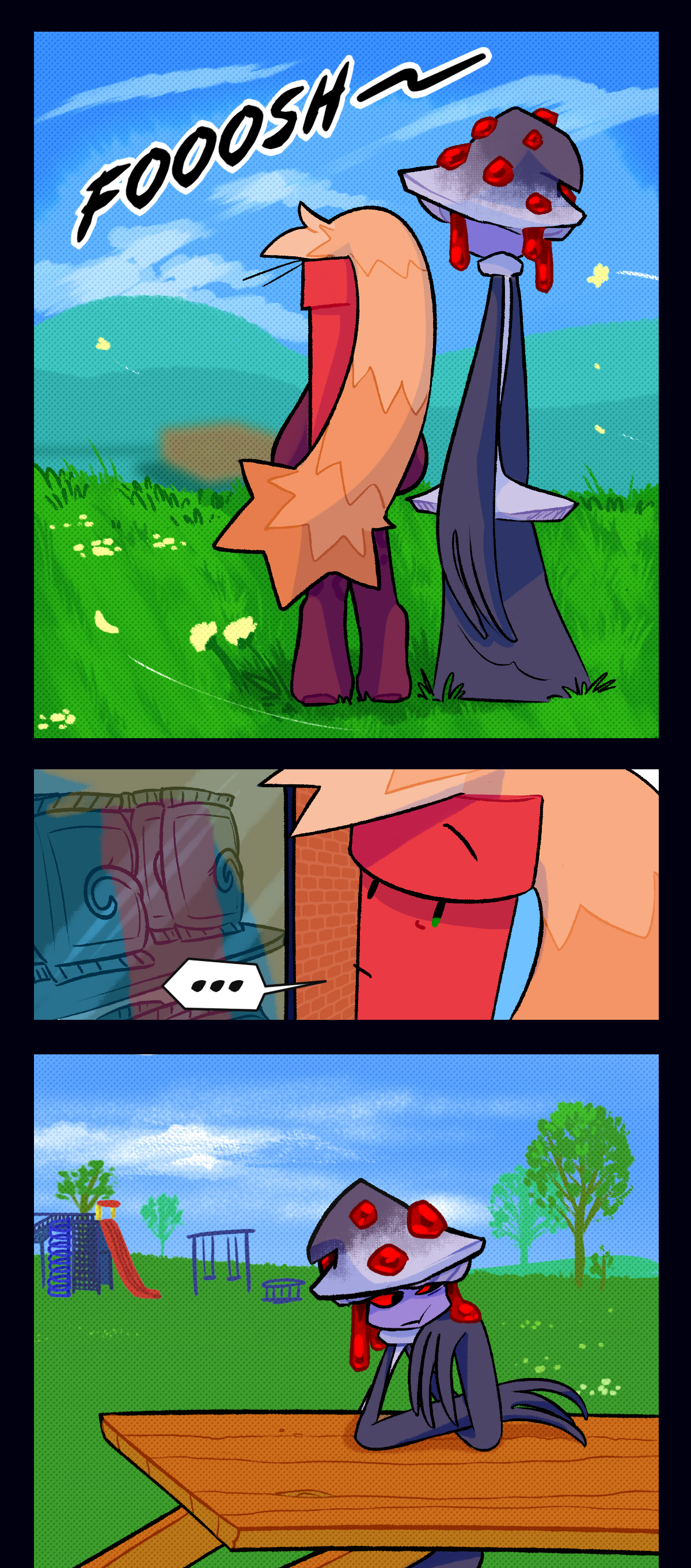 Objectified object show web comic, episode 17, Expiration, Dynamite, Mushroom