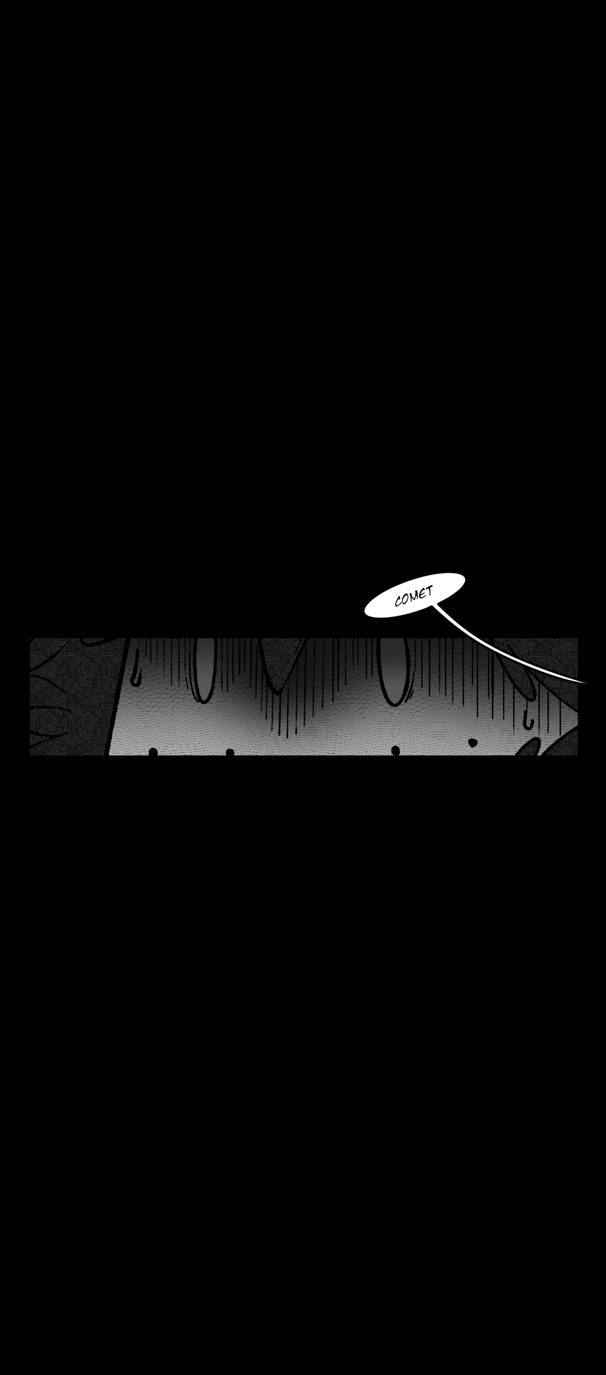 A voice quietly says, Comet.